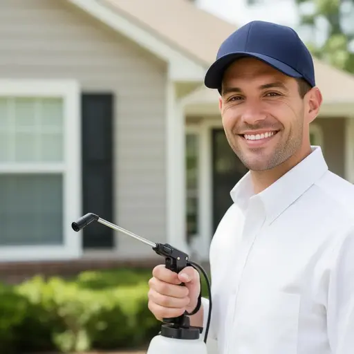 Local pest control technician ready to take your call